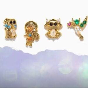 Pocahontas Stud Earrings Set